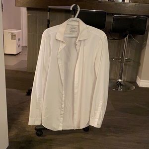 White Calvin Klein dress shirt